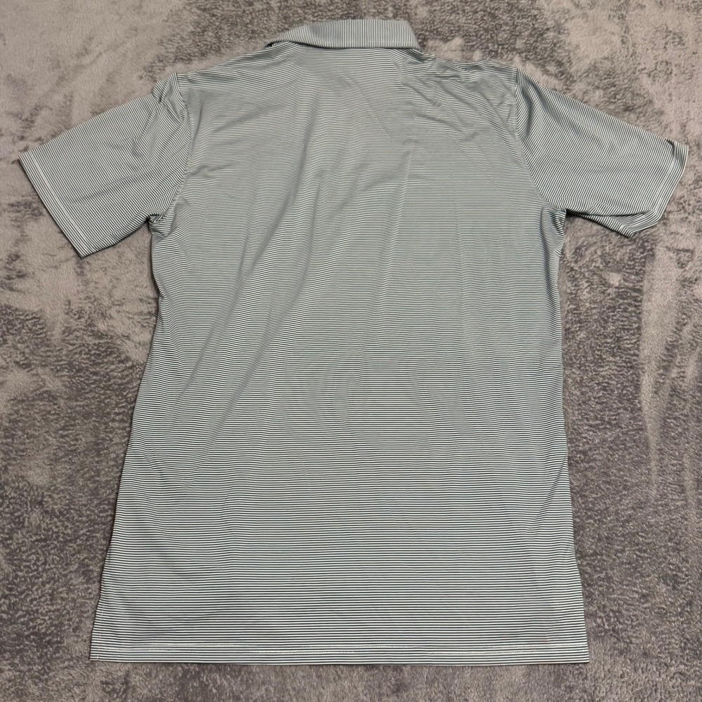 Holderness & Bourne Men's Striped Polo Shirt - Black and White - Picture 3 of 5